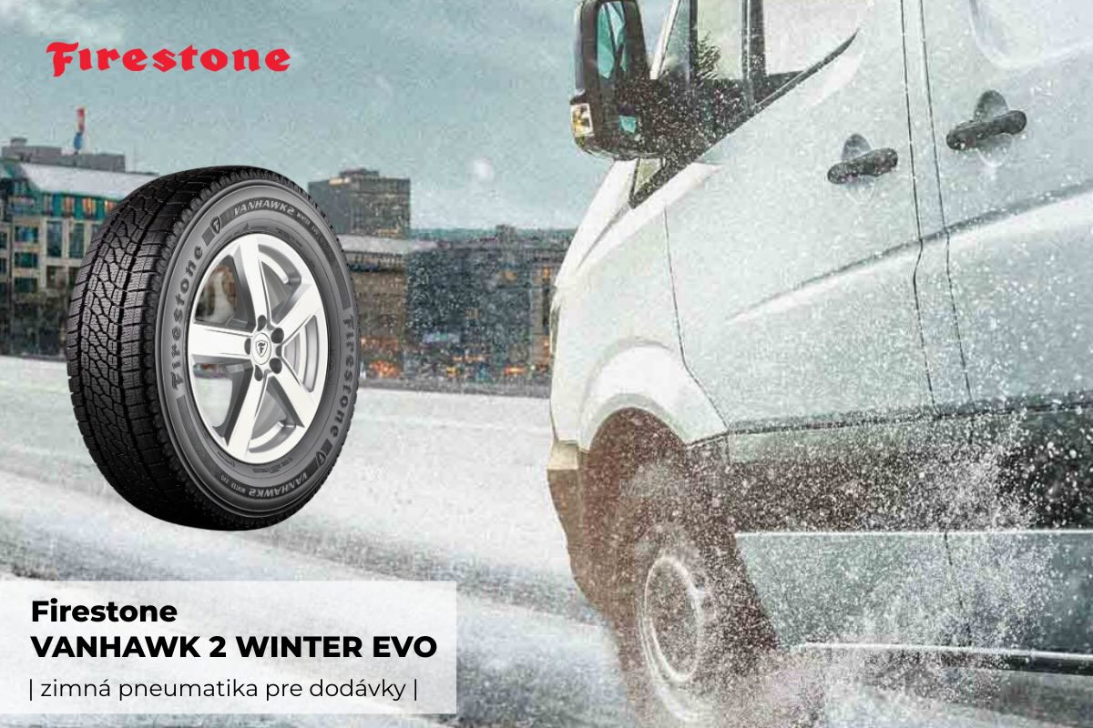 Firestone Vanhawk 2 Winter EVO je robustná zimná pneumatika určená pre dodávky a úžitkové vozidlá
